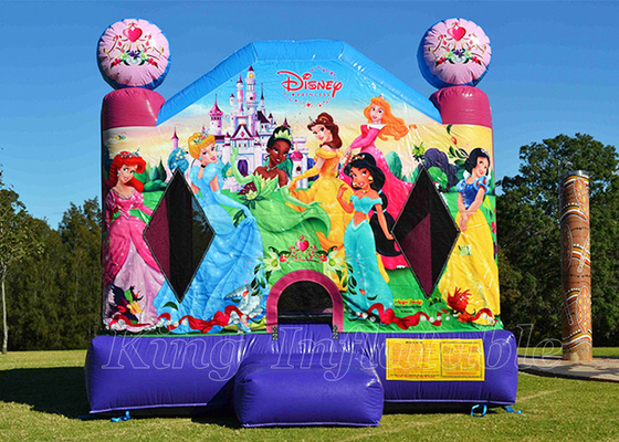 Inflatable Bouncing Castleディズニーの王女の屋外党Jumingは女の子のための家を跳ねる