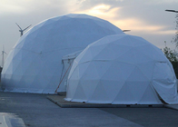ポリ塩化ビニールの党でき事貿易展覧会のための鋼鉄白い測地線ドームのテントの家