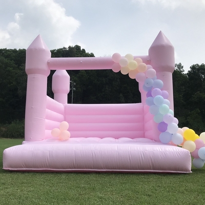 結婚式 パステル ピンク 膨張式 ボンチ ジャンプ カッスル ボール ピット ミニ ホワイト ボンチ ハウス