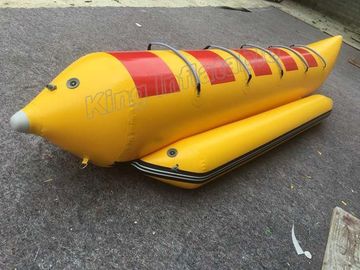 ジェット機の寸劇のための浮遊おもちゃの膨脹可能な漁船5人のバナナ ボート