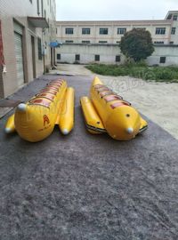 ジェット機の寸劇のための浮遊おもちゃの膨脹可能な漁船5人のバナナ ボート