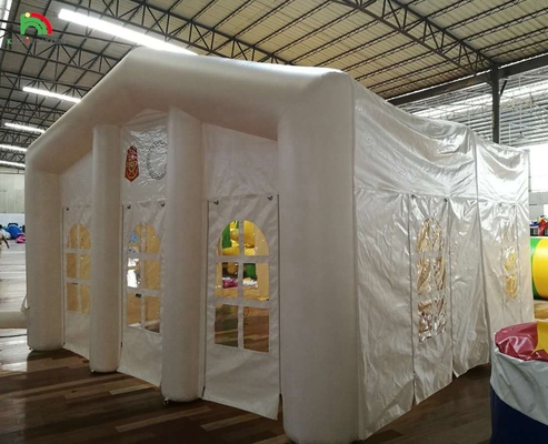 ホワイト 大型 屋外 ブローアップ 結婚式 パーティー LED ライト キャンプ 充電式 屋外イベント テント