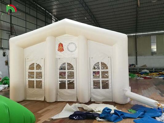 ホワイト 大型 屋外 ブローアップ 結婚式 パーティー LED ライト キャンプ 充電式 屋外イベント テント