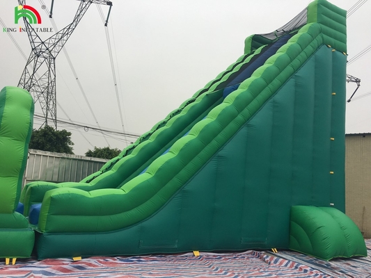 巨大な水スライド 膨張式 商業用水スライド プール付き