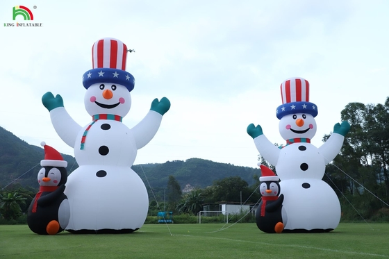 26/33FT 屋外 クリスマス スノーマン 膨張型 巨大 膨張型 スノーマン 吹風機付き クリスマス 休日 屋外 パーティー 庭園 飾り付け