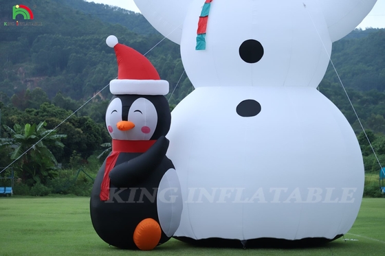 26/33FT 屋外 クリスマス スノーマン 膨張型 巨大 膨張型 スノーマン 吹風機付き クリスマス 休日 屋外 パーティー 庭園 飾り付け