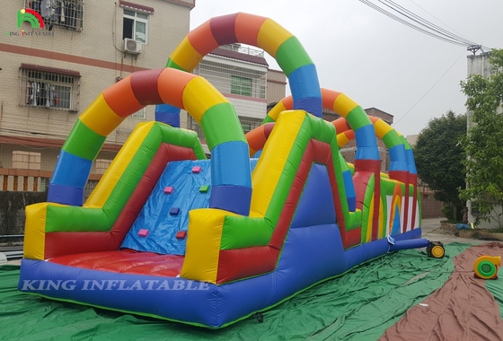 商業用地障害物コース スポーツ 子供のための充気障害物ゲーム
