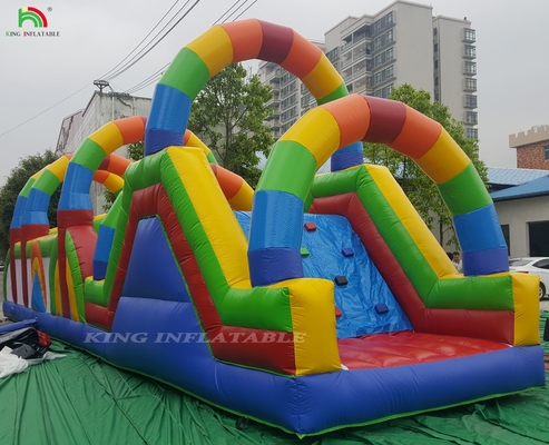 商業用地障害物コース スポーツ 子供のための充気障害物ゲーム