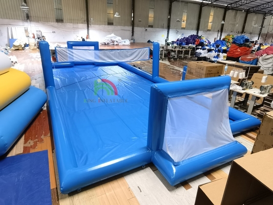 屋外スポーツゲーム 膨らませられるサッカー遊び場 膨らませられるサッカー場