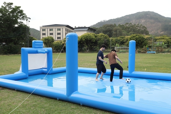 PVC充電式スポーツゲーム 青色充電式ウォーターバレーボール 網 フィールド サッカーフィールド アリーナ・コート 充電式サッカーフィールド フィールド