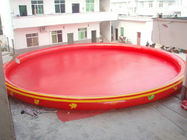 大人および子供のための赤いポリ塩化ビニールの円形の膨脹可能なプール/携帯用水プール