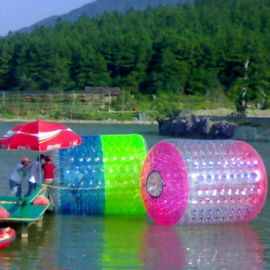 水公園膨脹可能な水ローラー