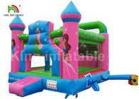 子供屋外のActivitesのためのInflatable Commercial Bounce Houses耐久ポリ塩化ビニールのピンクの王女