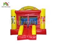 子供党使用料のためのスライドが付いている防火効力のある赤く膨脹可能な城のトランポリン