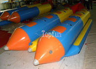 耐久の膨脹可能な飛魚座/バナナ水そりの膨脹可能なボート 8 の座席/ポリ塩化ビニール膨脹可能なバナナ ボート