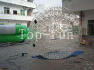1 年の保証が付いている屋外の明確で膨脹可能な zorbing 球/大きいガラス玉