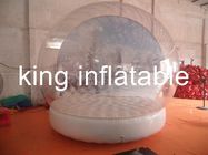 注文の明確なポリ塩化ビニールの泡気球の気密の基盤が付いている膨脹可能な雪の地球のテント