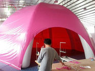 昇進/爆発のキャンプ テントのためのピンクの膨脹可能なでき事のテント