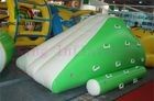 子供耐久ポリ塩化ビニール膨脹可能な水おもちゃ、白い/緑の小型爆発水氷山