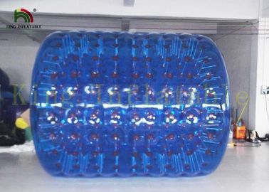 青く大きく膨脹可能な水圧延のおもちゃの耐久財1.0mmのポリ塩化ビニール/PTUの膨脹可能な屋外のおもちゃ