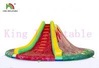 レンタル ビジネスのための円形の火山ポリ塩化ビニールの膨脹可能な乾燥したスライド/爆発のスライド