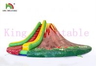 レンタル ビジネスのための円形の火山ポリ塩化ビニールの膨脹可能な乾燥したスライド/爆発のスライド