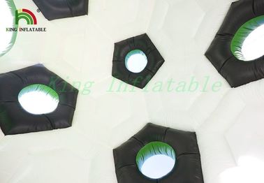多彩のフットボールの爆発の弾力がある家の耐久財0.55mmポリ塩化ビニールの防水シート材料