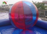 1mmポリ塩化ビニールの縞色の透明の膨脹可能なウォーク・オン水球
