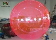 良質赤いポリ塩化ビニール/TPU 2m日本からの膨脹可能な水球YKKのジッパー