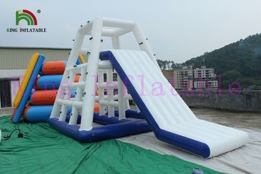 商業膨脹可能な水おもちゃの浮遊スライドのゲーム/水は海、湖のために滑ります