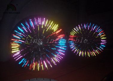 3m の密封される熱気によるプラトン PVC/TPU の文書が付いている巨大で赤い段階ダンスの球