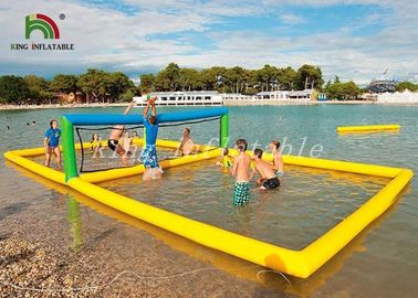 カスタマイズされたサイズの耐久の気密の膨脹可能なビーチ バレー裁判所のサイズ12m （L）*6m （W）子供の大人の遊ぶことのために