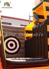 子供のためのポリ塩化ビニールの防水シートによる黄色/黒の膨脹可能なコンボのスポーツの運動場