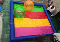 8つ* 8つのmポリ塩化ビニールの防水シートの青い虹色子供の遊ぶことのための膨脹可能な水プール