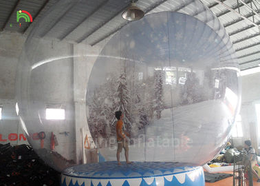 4つのmの人間のサイズの膨脹可能な広告の雪玉/爆発の雪の地球