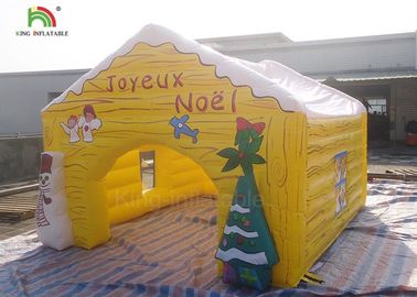 サイズの膨脹可能な広告プロダクト クリスマスの家のSnowmaのカスタマイズされたテント