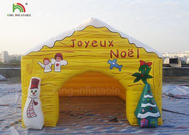 サイズの膨脹可能な広告プロダクト クリスマスの家のSnowmaのカスタマイズされたテント