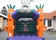 にんじんおよびウサギが付いている党によって使用される小さい子供の膨脹可能な跳躍の城4X4M