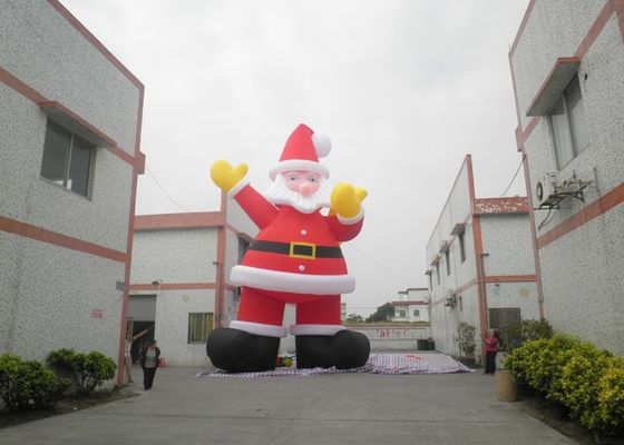 耐火性   210DナイロンXmasの休日膨脹可能なサンタクロース