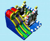 CandyThemedの子供ポリ塩化ビニールの防水シートの膨脹可能な警備員の城
