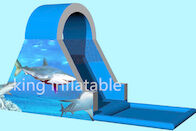 3m膨脹可能な水スライドによる完全な印刷の鮫の主題8.5m