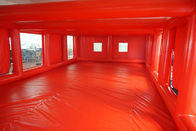 管の構造の赤い防水シートの膨脹可能なショーケース車カバー