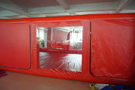 管の構造の赤い防水シートの膨脹可能なショーケース車カバー