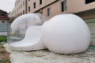透明な5mのホテルのトンネルおよび浴室が付いている膨脹可能で明確な泡テント