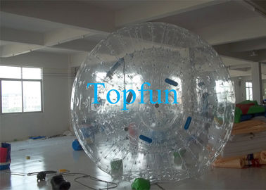 おかしい圧延のための Zorbing の傾斜路が付いている 0.8mm/1.0mm ポリ塩化ビニール膨脹可能な Zorb の球