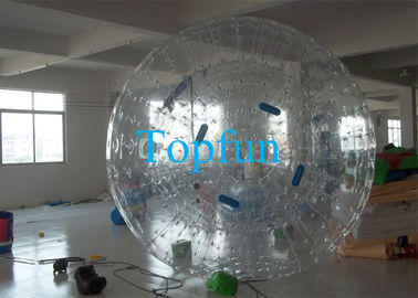 おかしい圧延のための Zorbing の傾斜路が付いている 0.8mm/1.0mm ポリ塩化ビニール膨脹可能な Zorb の球