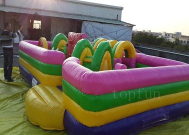 プラトン ポリ塩化ビニールの防水シート、子供のための膨脹可能な遊園地の障害ゲーム