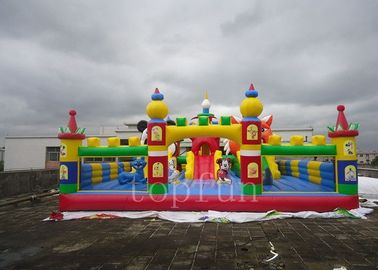 ポリ塩化ビニールの防水シートのミッキー マウスの商業使用のための膨脹可能な遊園地