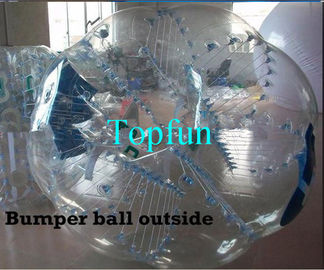 屋外スポーツの膨脹可能なボディ豊富な球 1.00mm ポリ塩化ビニール Zorb のバンパーの球