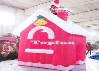 サンタクロース Xmas の装飾のための小型メリー クリスマスの膨脹可能で赤い家